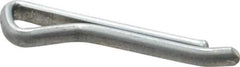 Made in USA - 1/8" Diam x 3/4" Long Hammerlock Cotter Pin - Grade 2, Zinc-Plated, Steel - All Tool & Supply