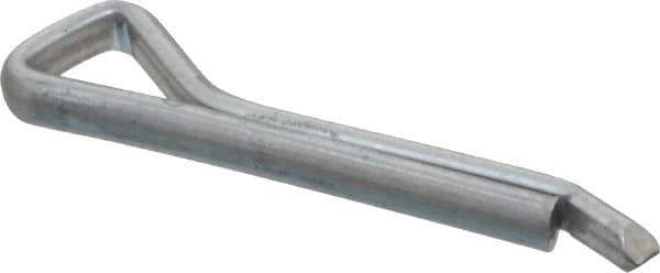 Made in USA - 5/32" Diam x 1" Long Hammerlock Cotter Pin - Grade 2, Zinc-Plated, Steel - All Tool & Supply