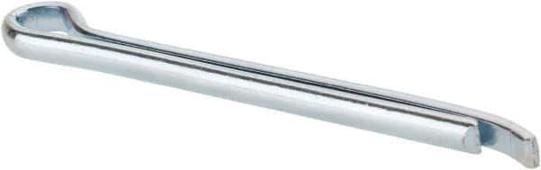 Made in USA - 5/32" Diam x 2" Long Hammerlock Cotter Pin - Grade 2, Zinc-Plated, Steel - All Tool & Supply