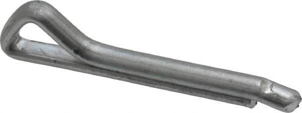 Made in USA - 3/16" Diam x 1-1/4" Long Hammerlock Cotter Pin - Grade 2, Zinc-Plated, Steel - All Tool & Supply