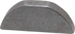 Made in USA - #405 Standard Woodruff Key - 5/8" Long x 1/8" Wide, Alloy Steel - All Tool & Supply