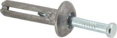 Powers Fasteners - 1/4" Diam, 1/4" Drill, 1" OAL, 1-7/8" Min Embedment Hammer Drive Concrete Anchor - Steel (Drive Pin)/Zamac Alloy (Body), Zinc-Plated Finish, Mushroom Head - All Tool & Supply