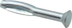 Powers Fasteners - 3/16" Diam, 3/16" Drill, 1-1/2" OAL, 3-3/8" Min Embedment Split-Drive Concrete Anchor - Steel, Zinc-Plated Finish, Flat Head - All Tool & Supply