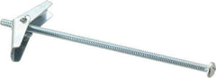 Powers Fasteners - 3/16" Screw, 3/16" Diam, 5" Long, Toggle Bolt Drywall & Hollow Wall Anchor - 1/2" Drill, Zinc Plated, Steel, Grade Zamac 7, Use in Drywall & Wallboard - All Tool & Supply