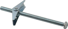 Powers Fasteners - 3/8" Screw, 3/8" Diam, 6" Long, Toggle Bolt Drywall & Hollow Wall Anchor - 7/8" Drill, Zinc Plated, Steel, Grade Zamac 7, Use in Drywall & Wallboard - All Tool & Supply