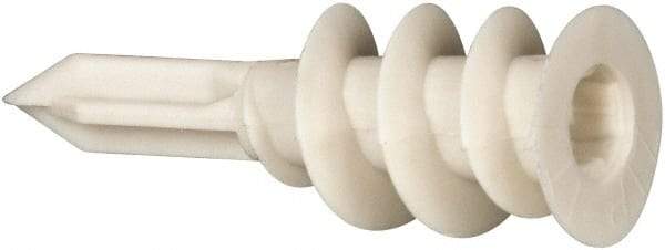 Powers Fasteners - 9/16" Diam, 1-11/16" Long, 3/8 to 1" Thick, Self Drilling Drywall & Hollow Wall Anchor - Nylon, Use in Wallboard - All Tool & Supply