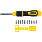 STANLEY® 11 Piece Multi-Bit Ratcheting Screwdriver Set - All Tool & Supply