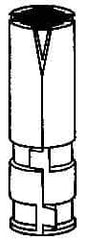 Powers Fasteners - 5/8" Diam, 1" Drill, 2-5/8" OAL, 2-1/2" Min Embedment Single Expansion Concrete Anchor - Zamac Alloy, Flat Head - All Tool & Supply