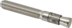 Powers Fasteners - 1/2" Diam, 1/2" Drill, 3-3/4" OAL, Wedge Expansion Concrete Anchor - 304 Stainless Steel, Hex Nut Head, Hex Drive, 2-3/8" Thread Length - All Tool & Supply