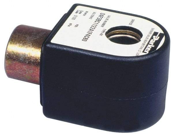 Parker - 24 Volt, 18 Coil Lead Length, Class H, Solenoid Coil - 9.5 Watt, NEMA 4X Enclosure, Use with Parker Skinner Gold Ring Series Valves - All Tool & Supply