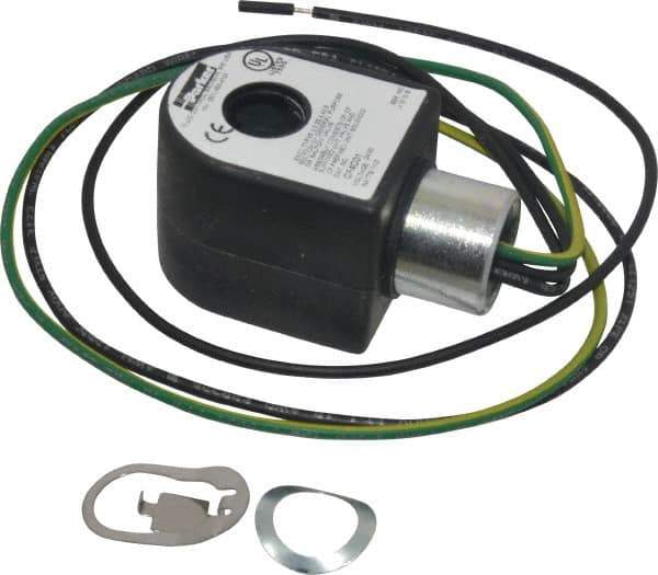 Parker - 24 Volt, 18 Coil Lead Length, Class F, Solenoid Coil - 11.0 Watt, NEMA 4X Enclosure, Use with Parker Skinner Gold Ring Series Valves - All Tool & Supply