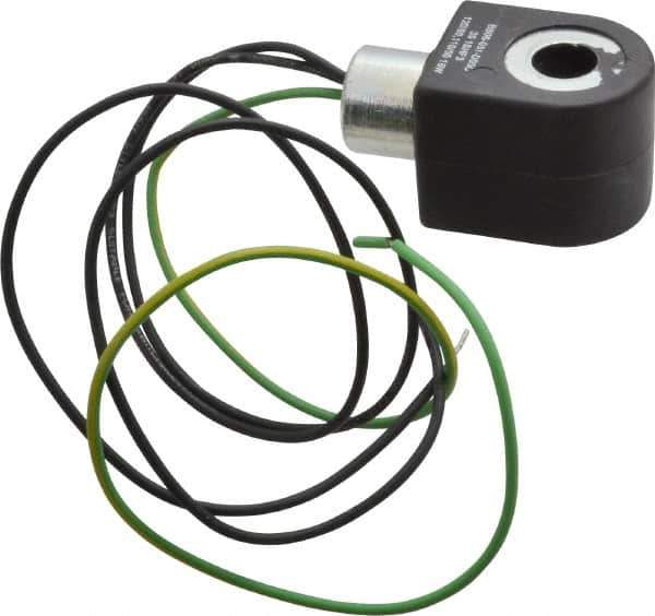 Parker - 120 Volt, 18 Coil Lead Length, Class F, Solenoid Coil - 16.0 Watt, NEMA 4X Enclosure, Use with Parker Skinner Gold Ring Series Valves - All Tool & Supply