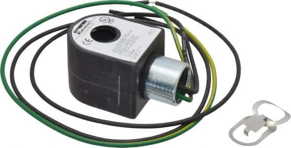 Parker - 24 Volt, 18 Coil Lead Length, Class F, Solenoid Coil - 11.5 Watt, NEMA 4X Enclosure, Use with Parker Skinner Gold Ring Series Valves - All Tool & Supply