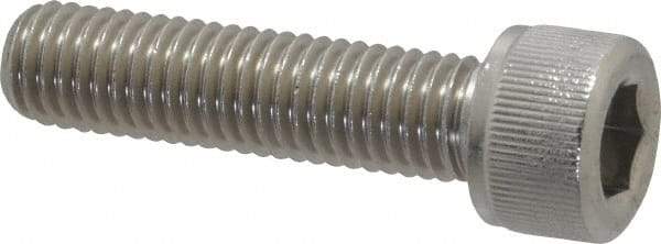 Value Collection - M24x3.00 Metric Coarse Hex Socket Drive, Socket Cap Screw - Grade 18-8 & Austenitic A2 Stainless Steel, Uncoated, Fully Threaded, 60mm Length Under Head - All Tool & Supply