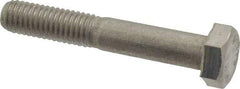 Value Collection - M8x1.25mm Metric Coarse, 50mm Length Under Head Hex Head Cap Screw - Partially Threaded, Grade 18-8 & Austenitic A2 Stainless Steel, 13mm Hex - All Tool & Supply