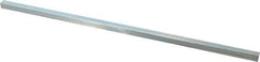 Made in USA - 12" Long x 5/16" High x 5/16" Wide, Zinc-Plated Undersized Key Stock - C1018 Steel - All Tool & Supply