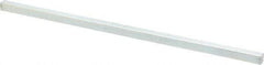 Made in USA - 12" Long x 3/8" High x 3/8" Wide, Zinc-Plated Undersized Key Stock - C1018 Steel - All Tool & Supply