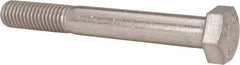 Value Collection - M12x1.75mm Metric Coarse, 90mm Length Under Head Hex Head Cap Screw - Partially Threaded, Grade 18-8 & Austenitic A2 Stainless Steel, 19mm Hex - All Tool & Supply