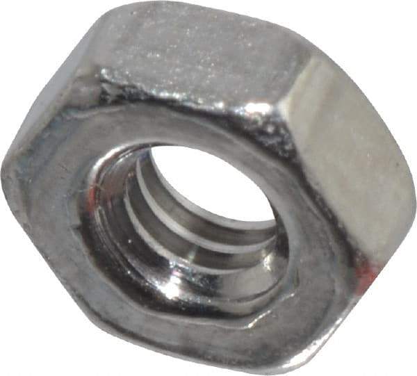 Value Collection - M2x4.00 Stainless Steel Right Hand Hex Nut - 4mm Across Flats, 1.6mm High, Uncoated - All Tool & Supply