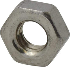 Value Collection - M4x0.70 Stainless Steel Right Hand Hex Nut - 7mm Across Flats, 3.2mm High, Uncoated - All Tool & Supply