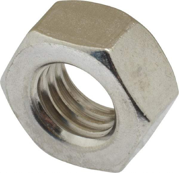 Value Collection - M14x2.00 Stainless Steel Right Hand Hex Nut - 22mm Across Flats, 11mm High, Uncoated - All Tool & Supply