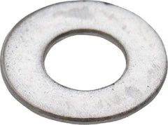 Value Collection - M3 Screw, Grade 18-8 Stainless Steel Standard Flat Washer - 3.2mm ID x 7mm OD, 0.5mm Thick - All Tool & Supply