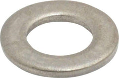 Value Collection - M5 Screw, Grade 18-8 Stainless Steel Standard Flat Washer - 5.3mm ID x 10mm OD, 1mm Thick - All Tool & Supply