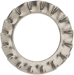 Value Collection - M12 Screw, 13mm ID, Stainless Steel External Tooth Lock Washer - 20.5mm OD, Grade 18-8 & Austenitic A2 - All Tool & Supply