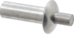 Made in USA - Universal Head Aluminum Alloy Drive Blind Rivet - Aluminum Alloy Mandrel, 0.328" to 3/8" Grip, 3/8" Head Diam, 0.191" to 0.219" Hole Diam, 0.531" Length Under Head, 3/16" Body Diam - All Tool & Supply