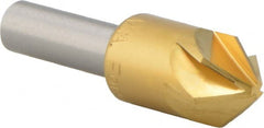 M.A. Ford - 5/8" Head Diam, 3/8" Shank Diam, 6 Flute 82° High Speed Steel Countersink - All Tool & Supply