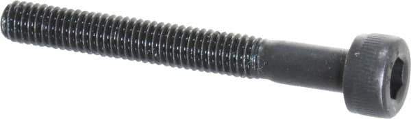 Value Collection - M3x0.50 Metric Coarse Hex Socket Drive, Socket Cap Screw - Grade 12.9 Alloy Steel, Black Oxide Finish, Partially Threaded, 25mm Length Under Head - All Tool & Supply