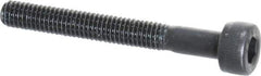 Value Collection - M3x0.50 Metric Coarse Hex Socket Drive, Socket Cap Screw - Grade 12.9 Alloy Steel, Black Oxide Finish, Partially Threaded, 25mm Length Under Head - All Tool & Supply