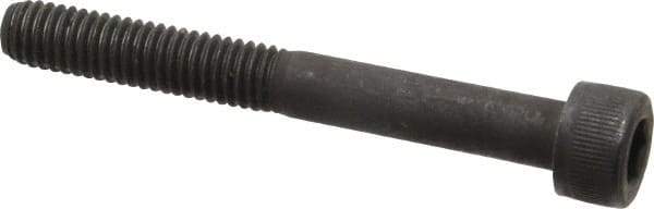 Value Collection - M6x1.00 Metric Coarse Hex Socket Drive, Socket Cap Screw - Grade 12.9 Alloy Steel, Black Oxide Finish, Partially Threaded, 50mm Length Under Head - All Tool & Supply