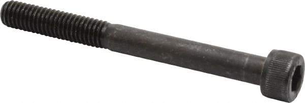 Value Collection - M6x1.00 Metric Coarse Hex Socket Drive, Socket Cap Screw - Grade 12.9 Alloy Steel, Black Oxide Finish, Partially Threaded, 60mm Length Under Head - All Tool & Supply