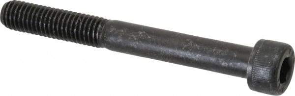 Value Collection - M8x1.25 Metric Coarse Hex Socket Drive, Socket Cap Screw - Grade 12.9 Alloy Steel, Black Oxide Finish, Partially Threaded, 70mm Length Under Head - All Tool & Supply