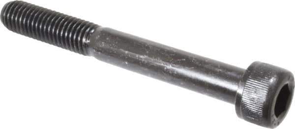 Value Collection - M10x1.50 Metric Coarse Hex Socket Drive, Socket Cap Screw - Grade 12.9 Alloy Steel, Black Oxide Finish, Partially Threaded, 80mm Length Under Head - All Tool & Supply