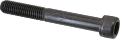 Value Collection - M12x1.75 Metric Coarse Hex Socket Drive, Socket Cap Screw - Grade 12.9 Alloy Steel, Black Oxide Finish, Partially Threaded, 90mm Length Under Head - All Tool & Supply