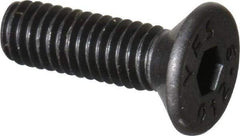 Value Collection - M3x0.50 Metric Coarse Hex Socket Drive, 90° Flat Screw - Grade 12.9 Alloy Steel, Black Oxide Finish, Fully Threaded, 10mm OAL - All Tool & Supply