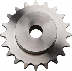 U.S. Tsubaki - 14 Teeth, 3/8" Chain Pitch, Chain Size 35, Plain Bore Sprocket - 1/2" Bore Diam, 1.685" Pitch Diam, 1.87" Outside Diam - All Tool & Supply