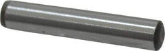 Value Collection - 4mm Diam x 22mm Pin Length Grade 8 Alloy Steel Precision Dowel Pin - Bright Finish, 1 Rounded End - All Tool & Supply