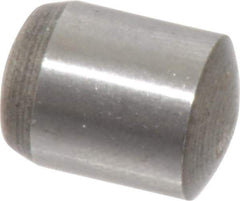 Value Collection - 10mm Diam x 14mm Pin Length Grade 8 Alloy Steel Precision Dowel Pin - Bright Finish, 1 Rounded End - All Tool & Supply