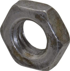 Value Collection - M6x1.00 Steel Right Hand Hex Jam Nut - 10mm Across Flats, 3.2mm High, Uncoated - All Tool & Supply