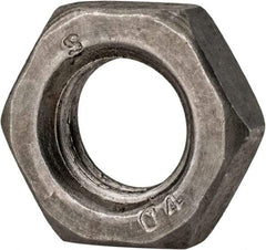 Value Collection - M12x1.75 Steel Right Hand Hex Jam Nut - 19mm Across Flats, 6mm High, Uncoated - All Tool & Supply