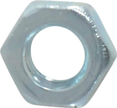 Value Collection - M6x1.00 Steel Right Hand Hex Jam Nut - 10mm Across Flats, 3.2mm High, Zinc-Plated Finish - All Tool & Supply