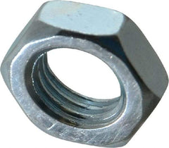 Value Collection - M16x2.00 Steel Right Hand Hex Jam Nut - 22mm Across Flats, 8mm High, Zinc-Plated Finish - All Tool & Supply