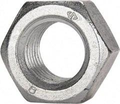 Value Collection - M20x2.50 Metric Coarse Grade 8 Hex Lock Nut with Distorted Thread - 20mm High, Zinc-Plated Finish - All Tool & Supply