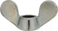 Value Collection - M24x3.00, Zinc Plated, Iron Standard Wing Nut - 8.6mm Wing Span, 53.5mm Wing Span - All Tool & Supply