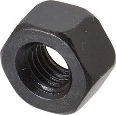 Value Collection - M12x1.75 Steel Right Hand Heavy Hex Nut - 22.78mm Across Flats, 12mm High, Uncoated - All Tool & Supply