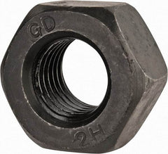 Value Collection - M20x2.50 Steel Right Hand Heavy Hex Nut - 37.29mm Across Flats, 20mm High, Uncoated - All Tool & Supply