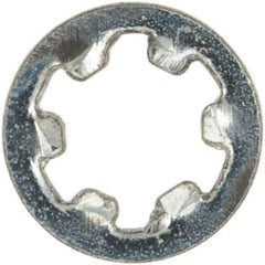 Value Collection - M2 Screw, 2.2mm ID, Spring Steel Internal Tooth Lock Washer - 4.5mm OD, Zinc-Plated, Grade 2 - All Tool & Supply